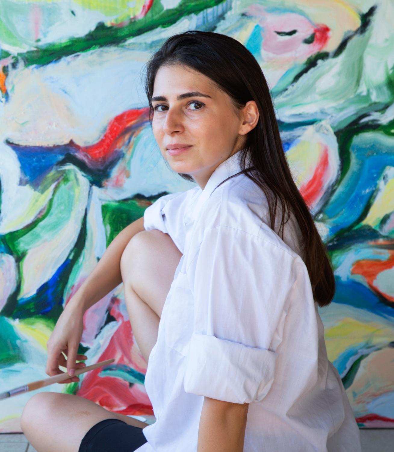 Ivana-Djukic-painting-graphic-design-portrait
